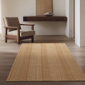 BAGOKIE Non-Slip Boho Indoor Mat Machine Washable Area Rug - 1 of 4