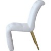 Meridian Furniture,Curve Velvet Dining Chair, Set of 2 - 3 of 4
