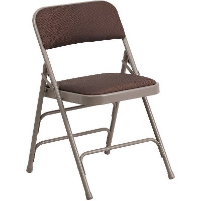 Riverstone Furniture Collection Fabric Metal Chair Brown