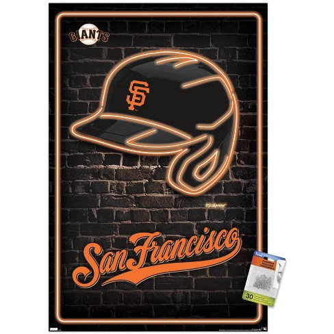 MLB San Francisco Giants - Logo 17 Wall Poster with Push Pins, 14.725 x  22.375