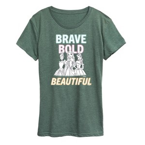 Women's - Disney - Brave, Bold, & Beautiful Short Sleeve Graphic T-Shirt - 1 of 4