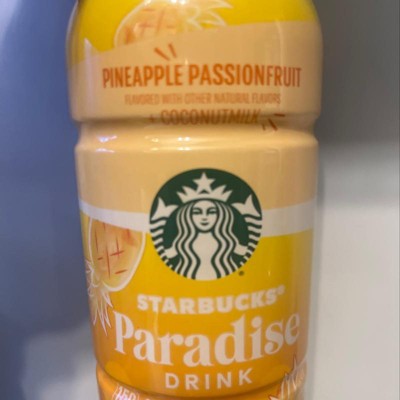 Starbucks Paradise Drink Pineapple Passionfruit + Coconut Milk - 14 Fl ...