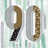 Creative Converting Minted Milestone Chocolate Chip Mint 90th Birthday Tableware and Decor Set 8ct - 4 of 4