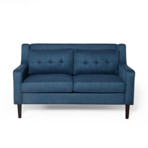NicBex 65 Inch Loveseat Sofa with Tufted Button Back Cushions Mid-Century Comfy 2 Seater Couch Sofa for Living Room,Apartment - 1 of 4