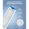 VEVOR Whole House Water Filter Replacement Cartridge, 4.5" x 20" Polyphosphate Scale Inhibitor Filter for Whole Home Water Filtration System, White - 4 of 4
