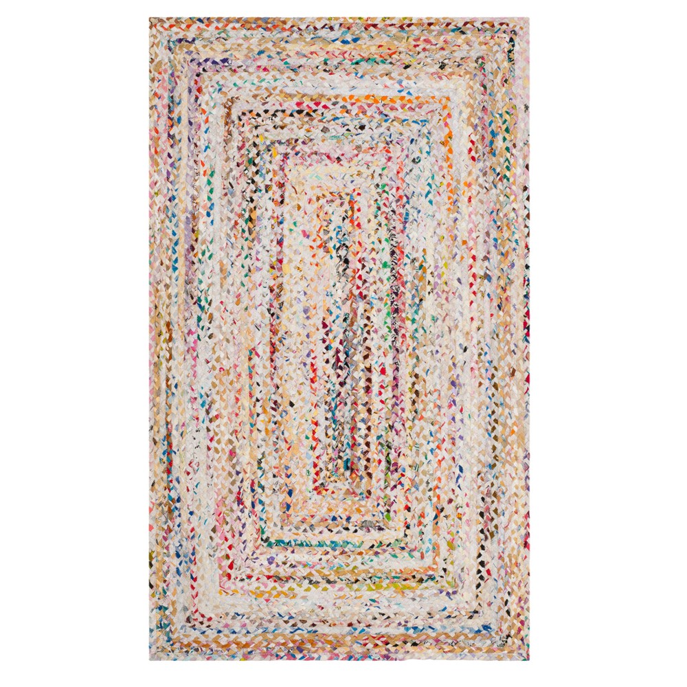 Ivory Swirl Woven Accent Rug 3'x5' - Safavieh