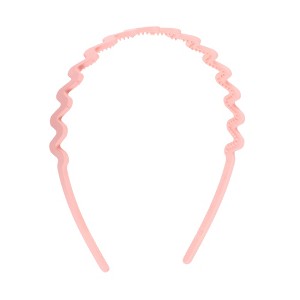 Unique Bargains Women's Classic Elegant Frosted Wavy Hairband 5.51"x4.72" 1 Pc - 1 of 4