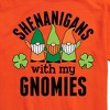 Men's - Instant Message - Shenanigans With My Gnomies Short Sleeve Graphic T-Shirt - 2 of 4