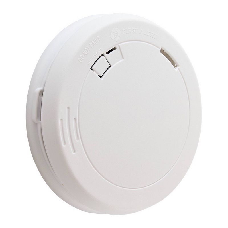 First Alert PR710 10-Year Battery Powered Slim Smoke Detector with Photoelectric Sensor, 4 of 8
