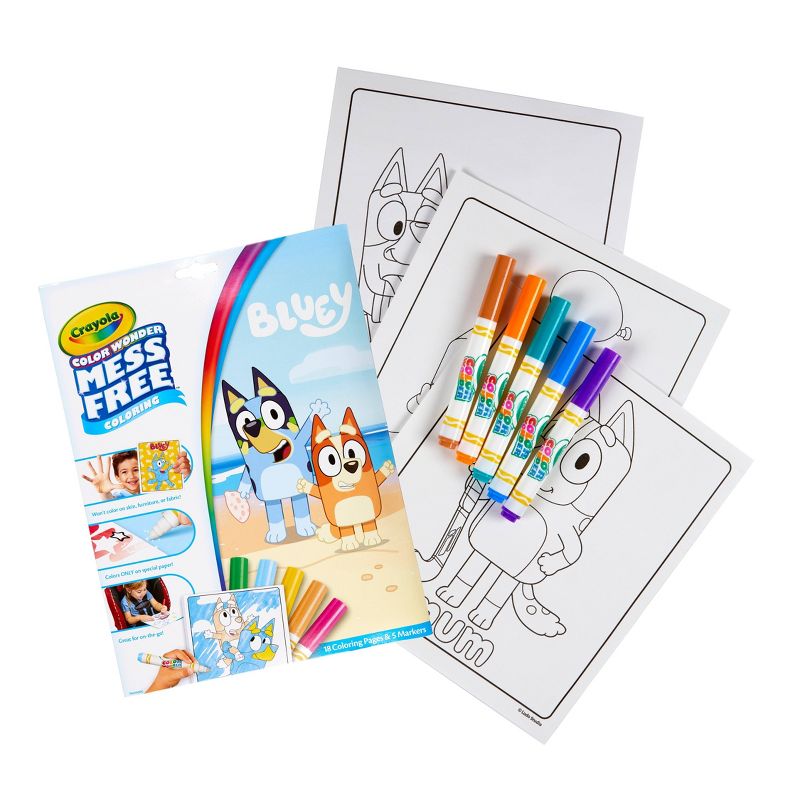 Crayola Color Wonder Mess Free Coloring Pages with Markers - Bluey, 2 of 6