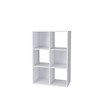 Homez 34.96 in. Tall Wood 3-Shelf Etagere Bookcase - 4 of 4