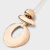 Stackable Geometric Beaded Corded Necklace - Universal Thread™ Gold: Lobster Claw Clasp, 3 Inch Extender - 4 of 4
