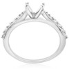 Pompeii3 Diamond Engagement Ring Setting 14k White Gold Vintage Semi Mounting Antique - 2 of 4