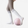 Anna-Kaci Women's 2-Pack Knee High Grip Toe Socks with Ribbed Fabric and Non-Slip Soles for Yoga and Studio Workouts - 2 of 4