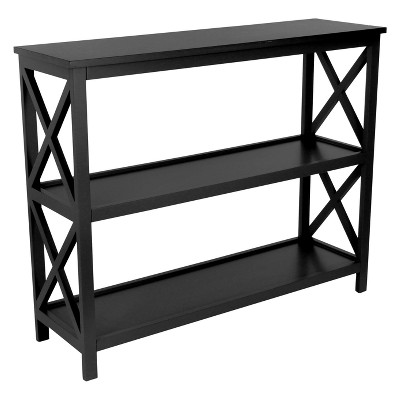 owings console table with 2 shelves