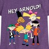 Girls' - Hey Arnold! - Group Shot Fitted Short Sleeve Graphic T-Shirt - 2 of 4