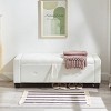 KTMBDW 48" Ottoman with Storage, Storage Ottoman Bench with Safety Hinge, Upholstered Entryway Bench with Seating for Bedroom, Living Room - 2 of 4