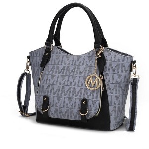MKF Collection Fula Signature Crossbody Satchel – Vegan Leather Handbag by Mia K - 1 of 4