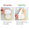 Wrapables Baby Animals Sticky Notes, Adhesive Memo Notepads for Home, Office, Work (Set of 6) - 3 of 4