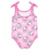 Hello Kitty Rainbow Girls UPF 50+ One Piece Bathing Suit Little Kid to Big - 4 of 4