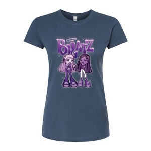 Women's - Bratz - Purple Power Dolls Fitted Graphic T-Shirt - 1 of 3
