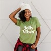 Simply Sage Market Women's Retro Jolly Vibes Short Sleeve Graphic Tee - 2 of 4