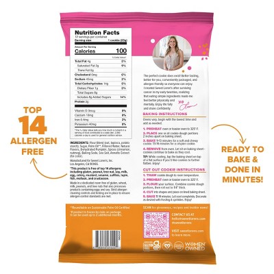 Sweet Loren's Gluten Free Vegan Pumpkin Spice Cookie Dough - 9.6oz/12ct