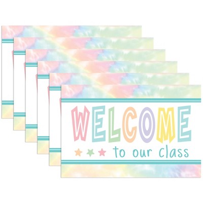 Teacher Created Resources® Pastel Pop Welcome Postcards, 30 Per Pack, 6 Packs