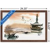 Trends International China Landscape with Pagoda Framed Wall Poster Prints - 3 of 4