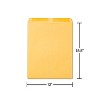 HITOUCH BUSINESS SERVICES Gummed Catalog Envelopes 12" x 15.5" Brown 100/Box SPL534784 - 3 of 4