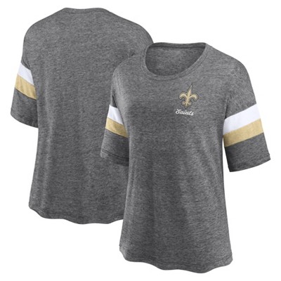 Nfl New Orleans Saints Women's Roundabout Short Sleeve Fashion T-shirt :  Target