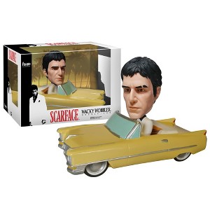 Funko Funko Scarface White Suit Version Wacky Wobbler Bobble Head Car - 1 of 4