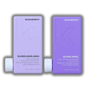 Kevin Murphy Blonde Angel Wash Colour Enhancing Shampoo & Treatment (8.4 oz) for Blonde & Grey Hair, Condition & Shine - DUO SET kit - 1 of 2