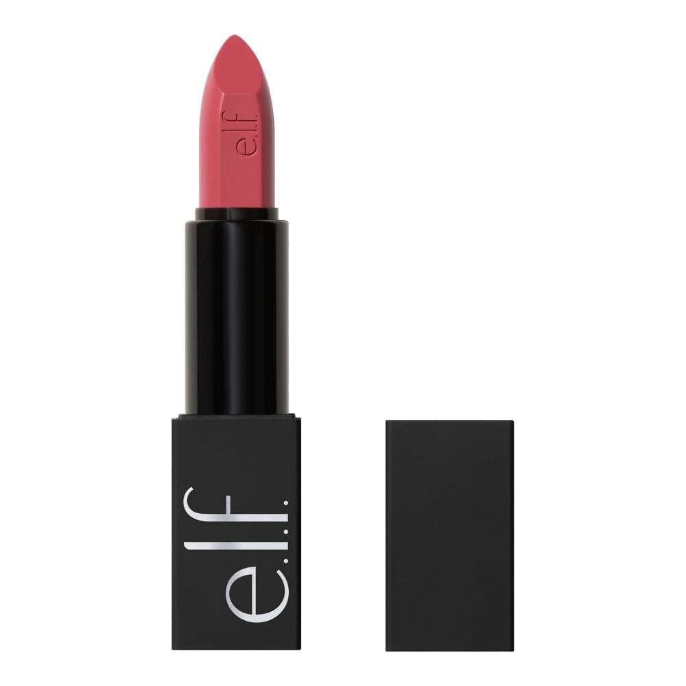 Photos - Lipstick & Lip Gloss ELF e.l.f. O FACE Satin Lipstick - Pleased - 0.13oz 