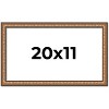 PosterPalooza | Slim Profile Gold Picture Frame - UV Acrylic, Backing Board, Hanging Hardware Included - 2 of 4