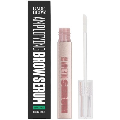Babe Original Babe Brow Amplifying Brow Serum - 3 Month Supply (3 mL / 0.1 oz) For Thicker Brows, with Castor Oil and Biotin
