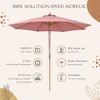LAGarden 9Ft Patio BOHO Market Patio Umbrella 260GSM Acrylic Fabric 5-Year-Non-Fading Resort Outdoor Market - 4 of 4
