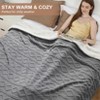 Heated Throw Blanket - Thick Soft Washable Electric Blanket with 10 Heat Settings, Washable Fast Heating Blanket Throw,  Sofa and Bed - 2 of 4
