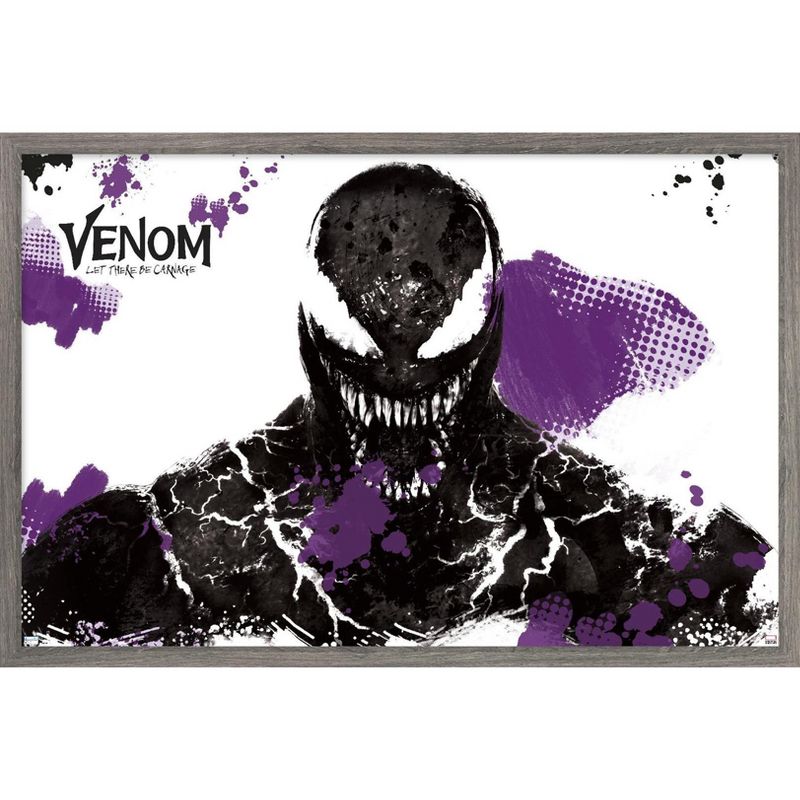 Trends International Marvel Venom: Let There be Carnage - Black and Purple Framed Wall Poster Prints, 1 of 7