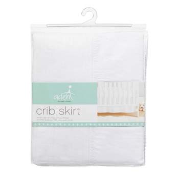 aden + anais Essentials Crib Skirt - White