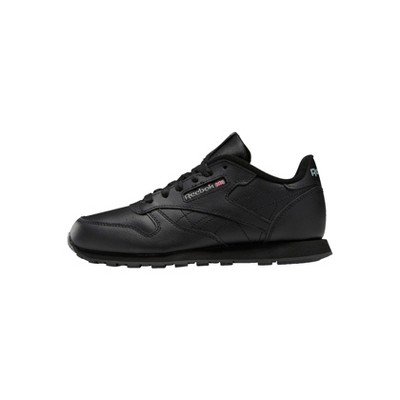 Reebok Classic Leather Shoes - Grade School Kids Sneakers 6.5 Black ...