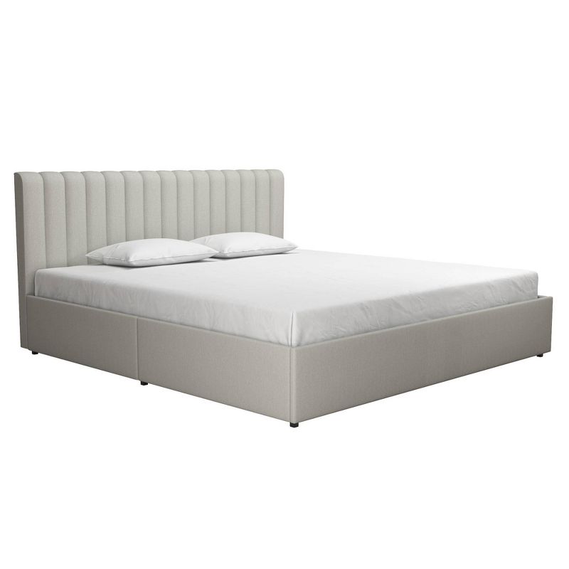 Brittany Upholstered Bed with Storage Drawers - Novogratz, 4 of 10