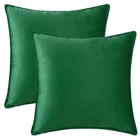 Throw Pillow Inserts Pack of 2 with Velvet Soft Solid Decorative Square  Throw Pillow Covers Set for Sofa Couch Car Bedroom, 20X20 Throw Pillows
