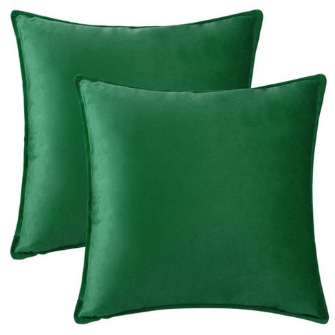 Green Throw Pillow Covers 18x18, Set of 4 Soft Chenille Decorative Throw  Pillowcases Square Pillow Covers Home Decor for Couch Sofa Bed Living Room, Pillow  Inserts Not Included(Green)