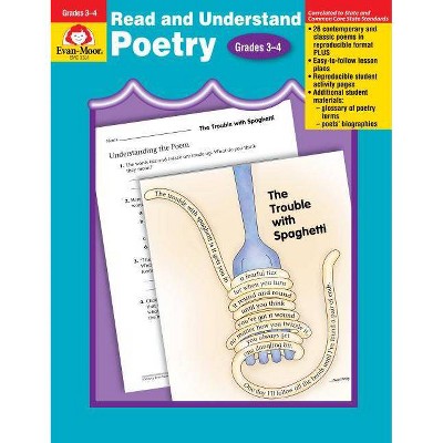 Read & Understand Poetry Grades 3-4 - (Read & Understand: Poetry) by  Evan-Moor Educational Publishers (Paperback)