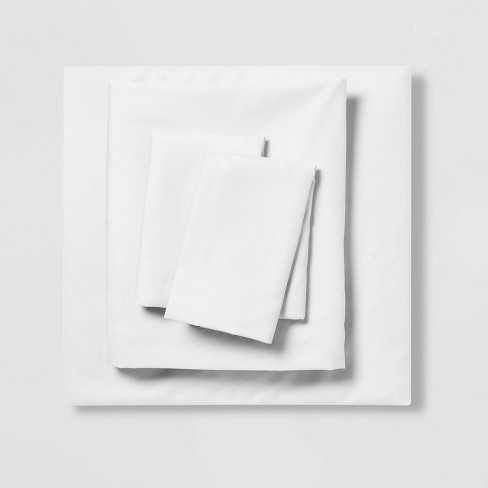 Microfiber Solid Sheet Set Room Essentials Full Size Wrinkle Resistant  White