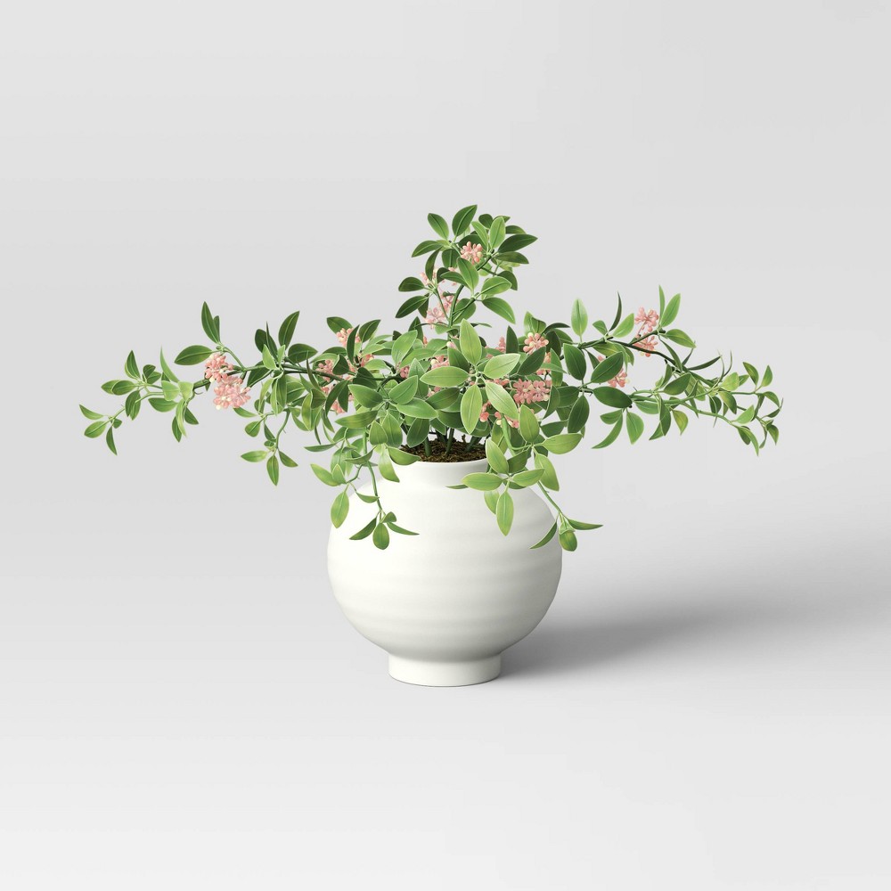 Artificial Berries and Leaves in Pot - Threshold™ set 2 