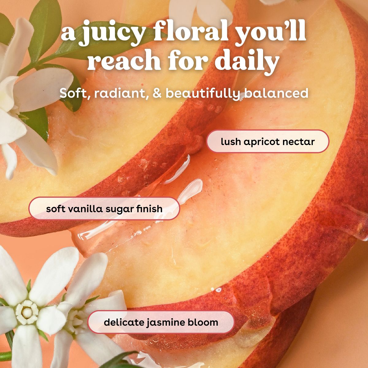 eos Jasmine Peach Body Lotion - 16oz - thumbnail 4