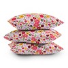 16"x16" Vivien Yip Whimsical Florals Square Throw Pillow Pink - Deny Designs - 4 of 4