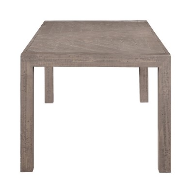 Auckland Dining Table Reclaimed Wood Weathered Gray - Steve Silver Co.